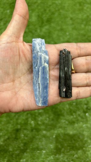 KIt turmalina negra e Cianita azul