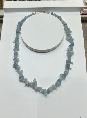 Colar Agua marinha curto