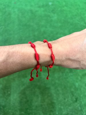 Pulseira vermelha 7 nos
